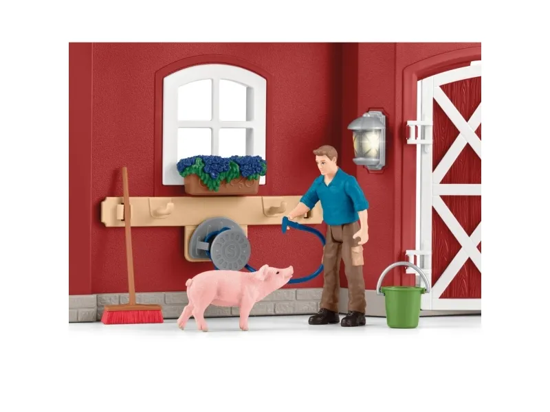 Schleich Red Barn with Animals and Accessories