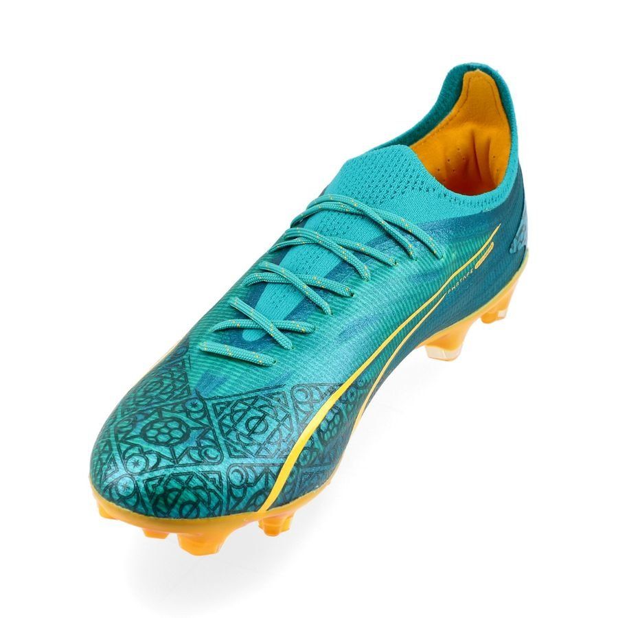 PUMA X Unisport Ultra Ultimate FG/AG Dream Factory - Deep Aqua/Alpine Snow/Tangerine ÉDITION LIMITÉE