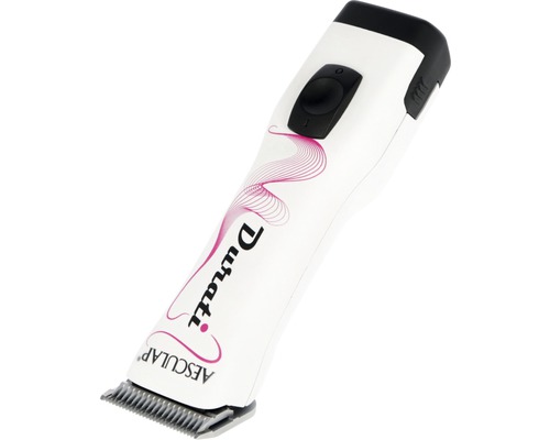 Durati draadloze tondeuse met roze opdruk, inclusief 1 witte accu