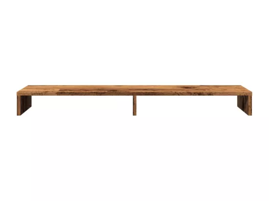 Support de moniteur vieux bois 100x27x10 cm bois d'ingénierie
