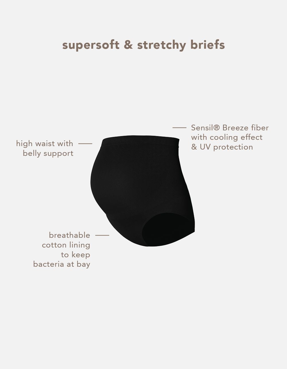 Noppies Maternity Naadloze slip Nisa Sensil Breeze - Black
