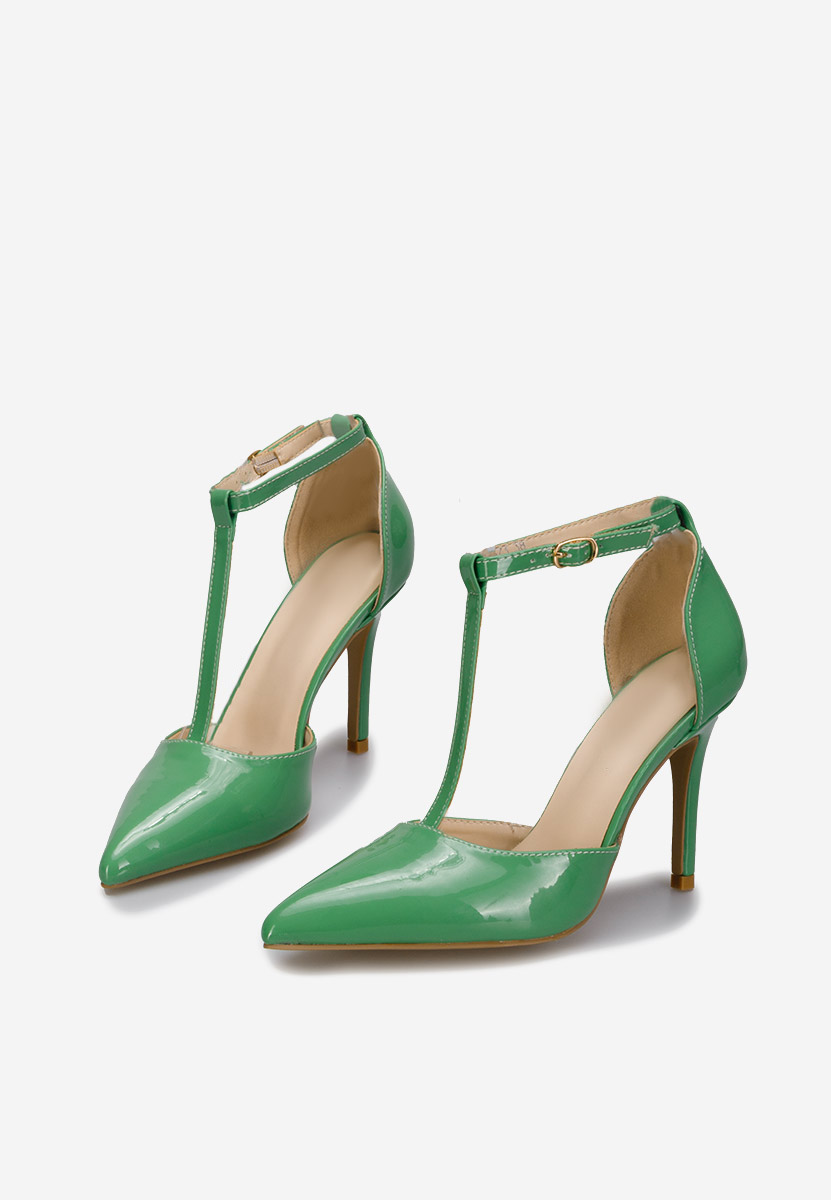 Chaussures à talon verts Anyara