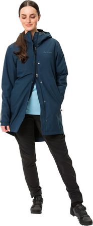 CYCLIST PADDED Damen-Regenparka  dark sea  36