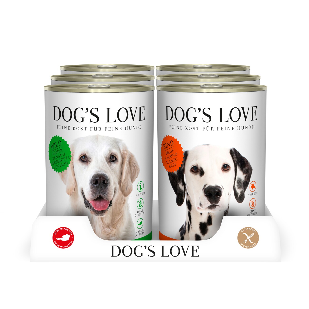 DOG'S LOVE Multipack 6x800g