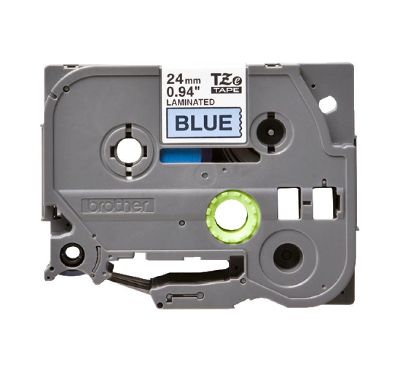 Beschriftungsband TZe-551 Schwarz auf Blau24 mm-Beschriftungsband für Etikettendrucker
