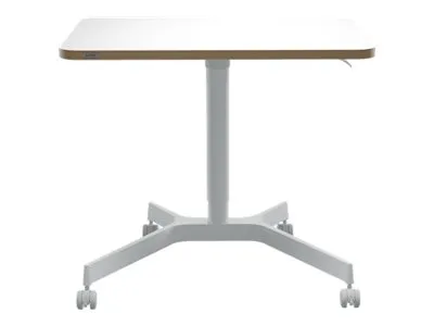 Leitz Ergo hæve-sænke skrivebord med hjul 60x80 cm hvid