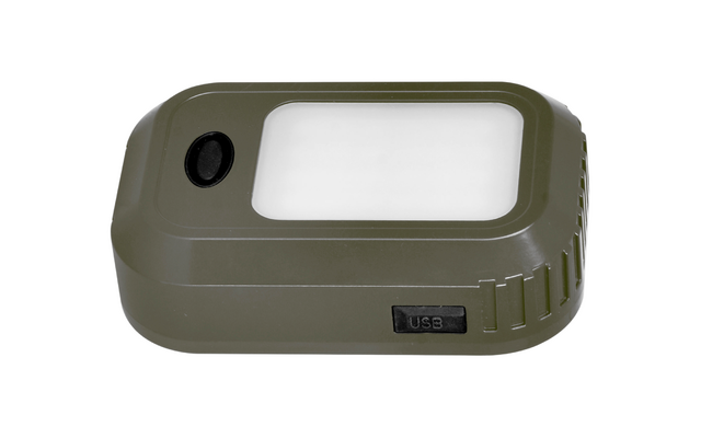 Berger Samar Campinglaterne inkl. Powerbank, abnehmbarer Seitenleuchten und Bluetooth Lautsprecher