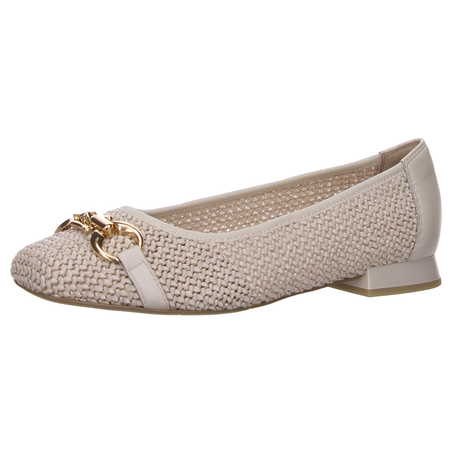 Caprice Ballerina offwhite weiss/weiss kombi