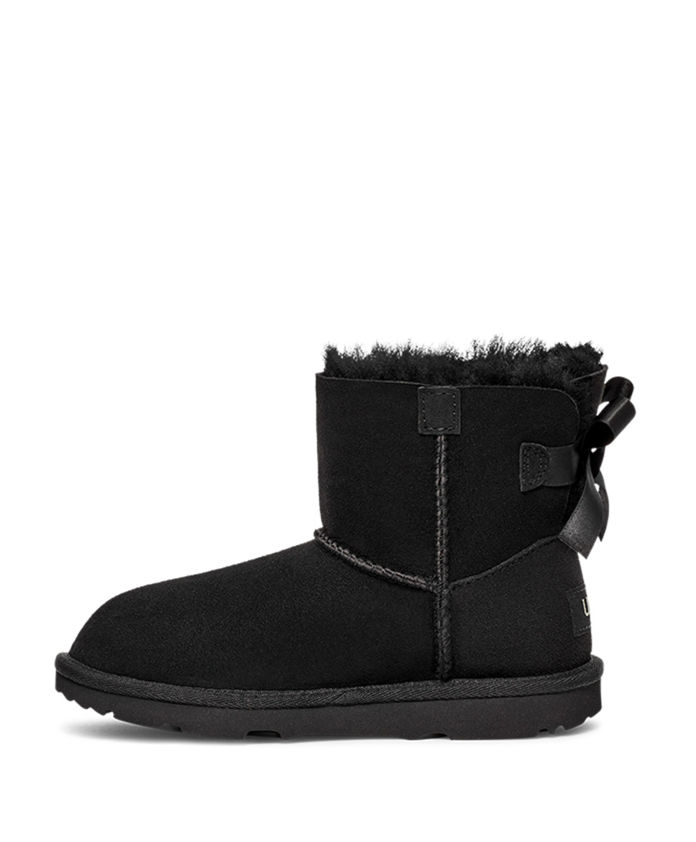 Ugg K MINI BAILEY BOW II meisjes enkellaarzen zwart