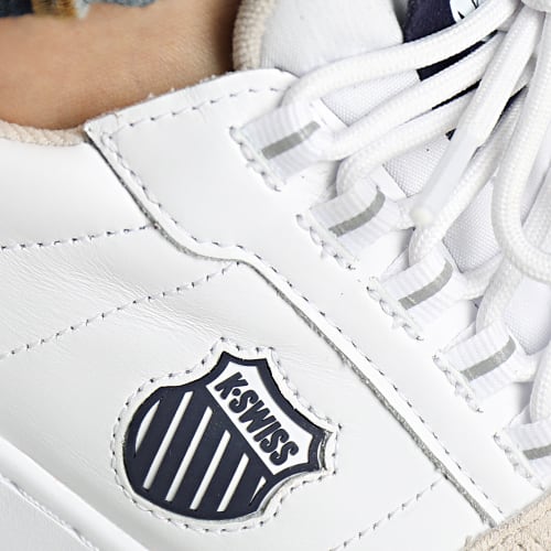 Baskets Cannon Shield Leather 07937 White Peacoat Samba