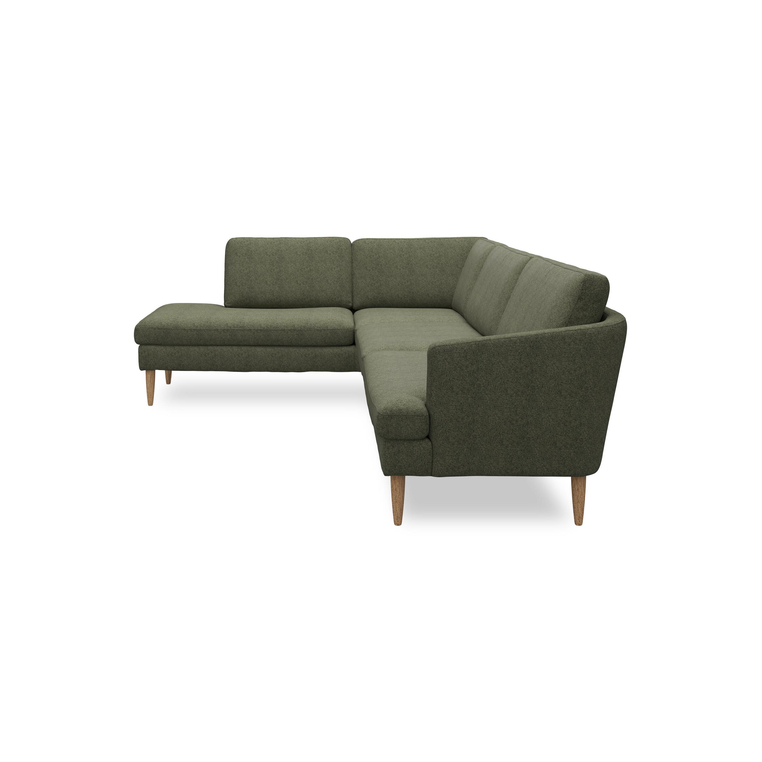 Timian venstrevendt hjørnesofa med pufafslutning