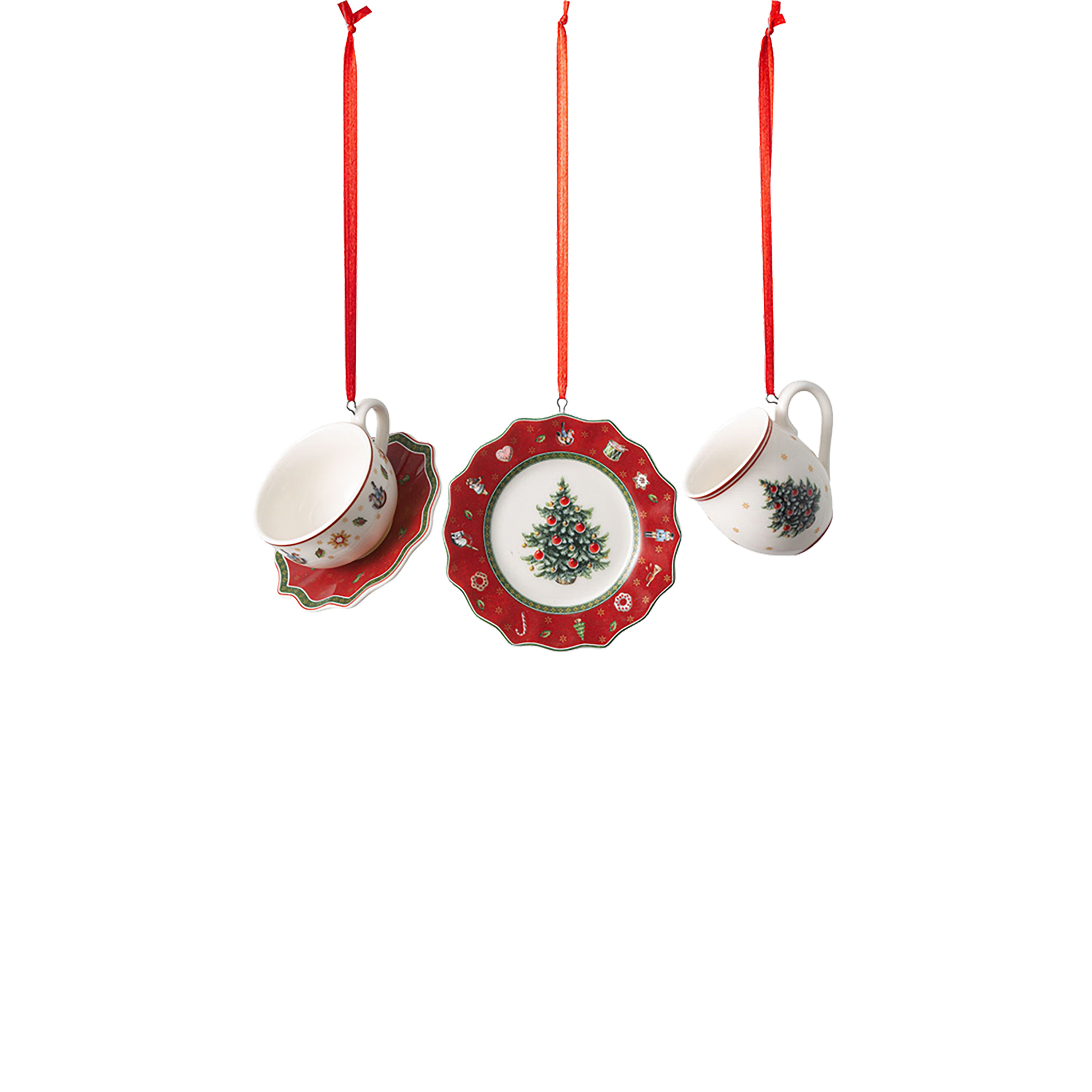 Toy's Delight Christmas ornaments Red, '', Premium Porcelain