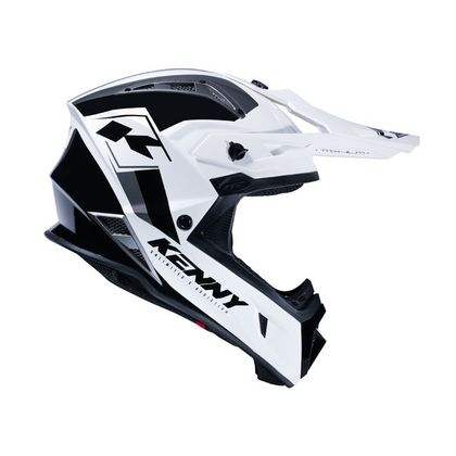 Casque cross Kenny TITANIUM GRAPHIC 2024 - Blanc / Noir