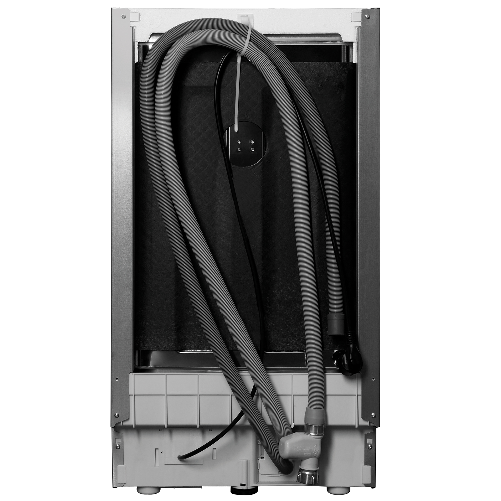 BAUKNECHT Einbau-Geschirrspüler BSBO 3O21 PF X - silber - teilintegriert - 45 cm - E