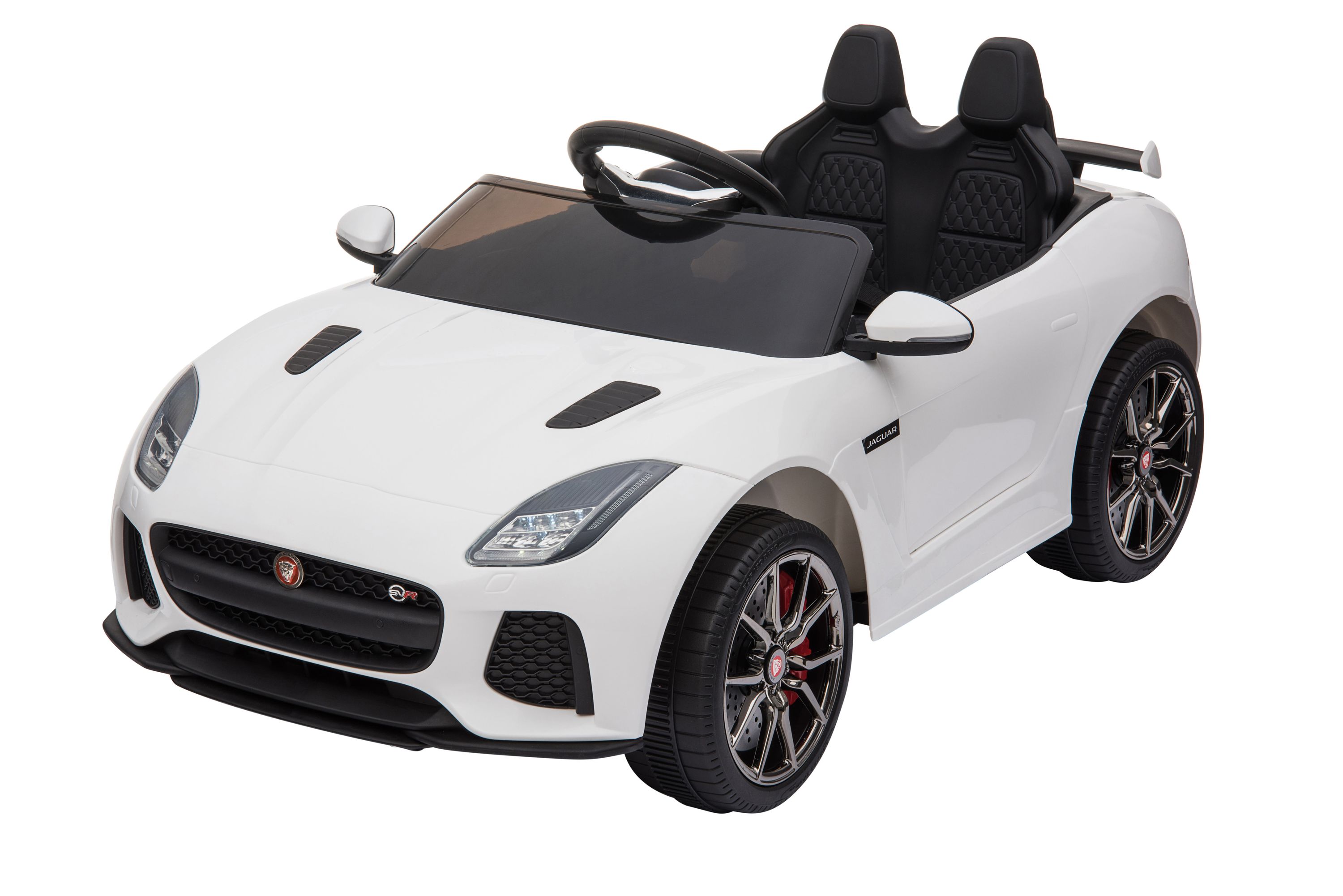 Elektroauto Kinder Jaguar weiss