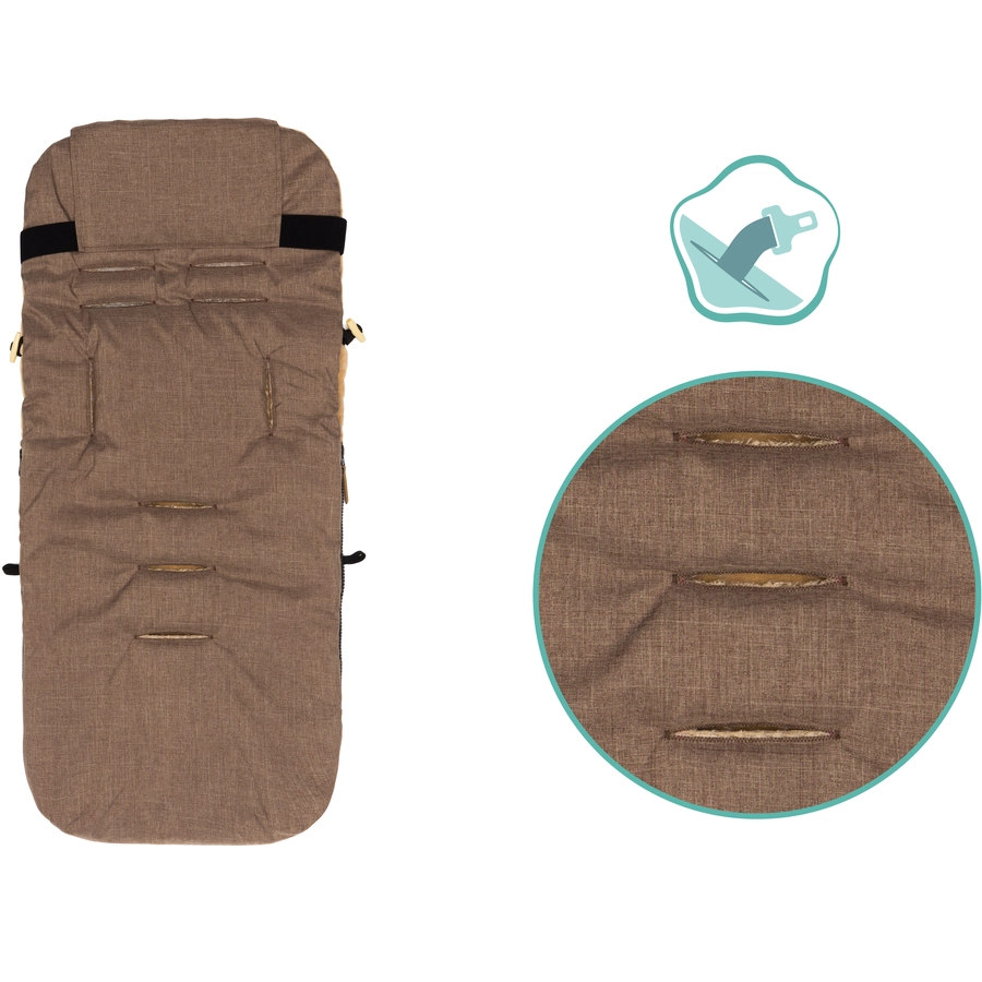 fillikid Winterfußsack Lanin Braun
