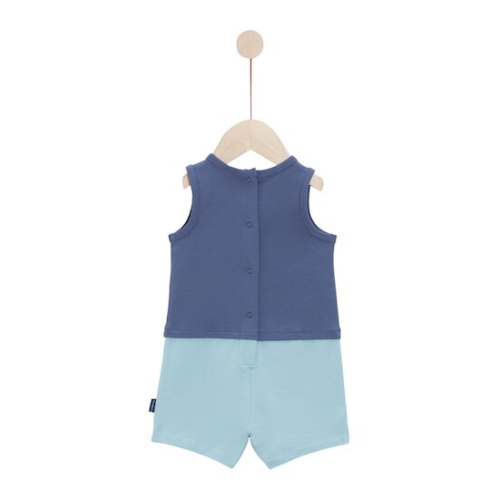 Mon Petit Nuage Combicourt   Bleu infinity        de               P'tit bisou