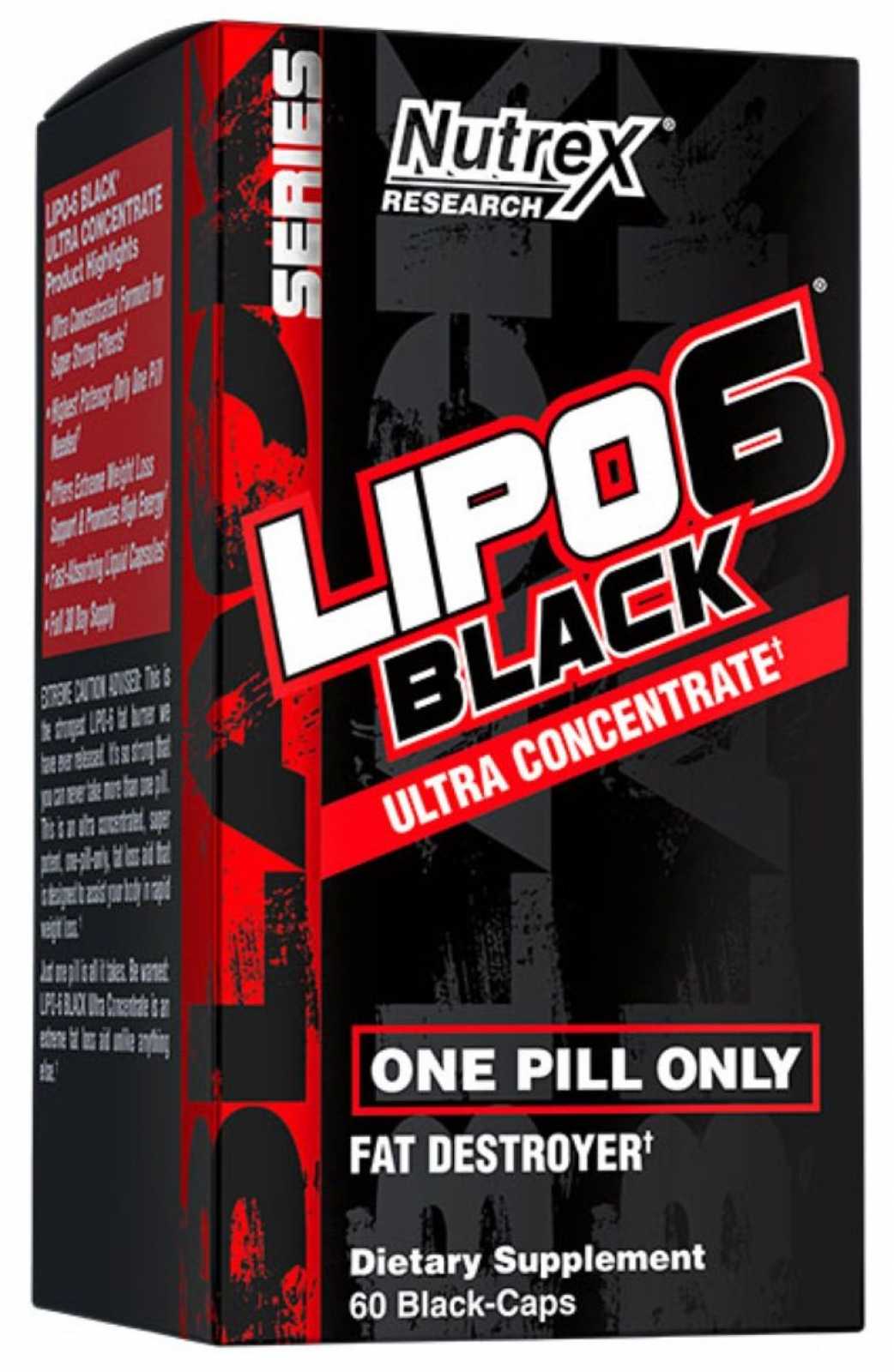 Nutrex Research Lipo 6 Black Ultra Concentrado 60 cápsulas