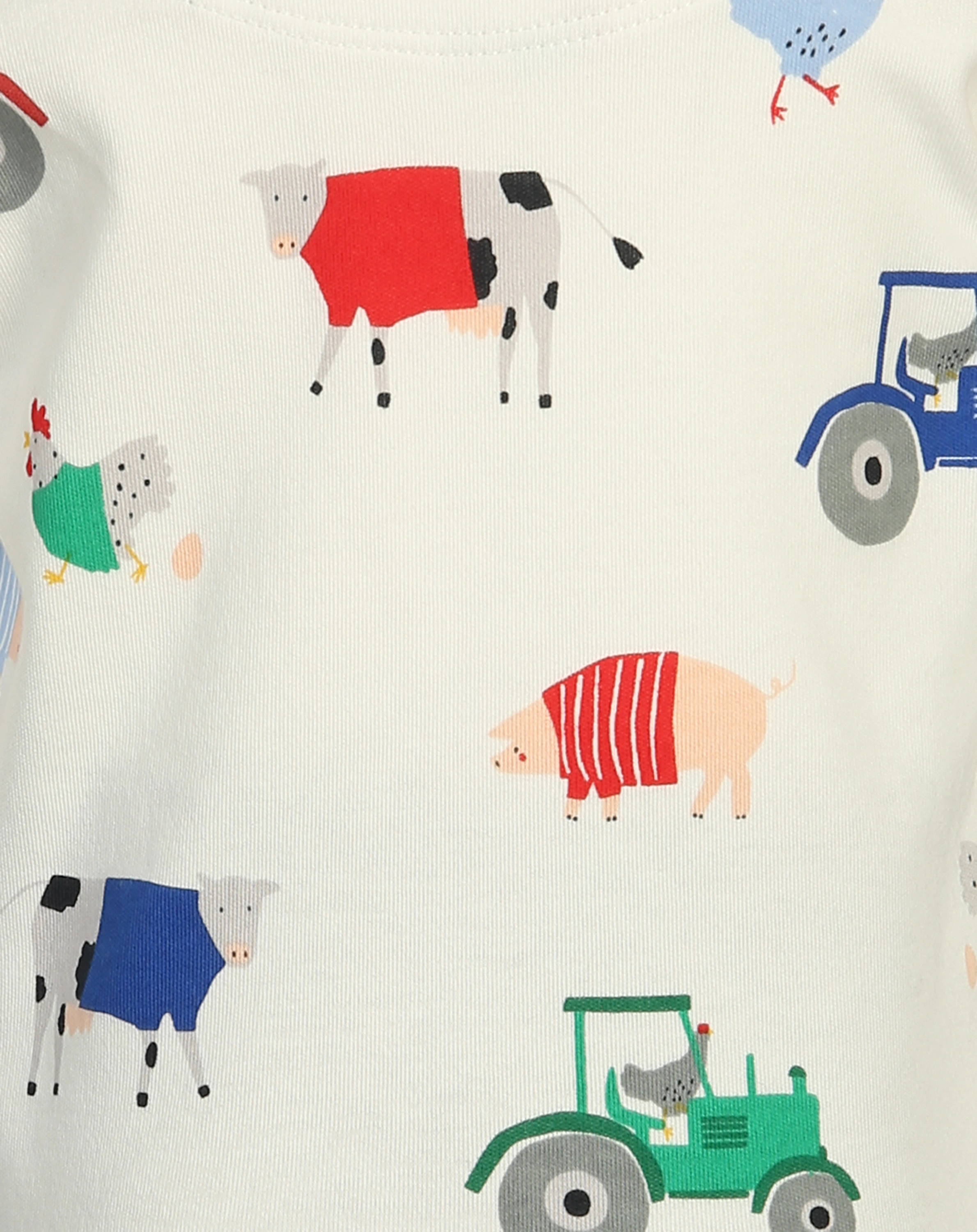 Langarmshirt CURTIS mit Hose in weiß