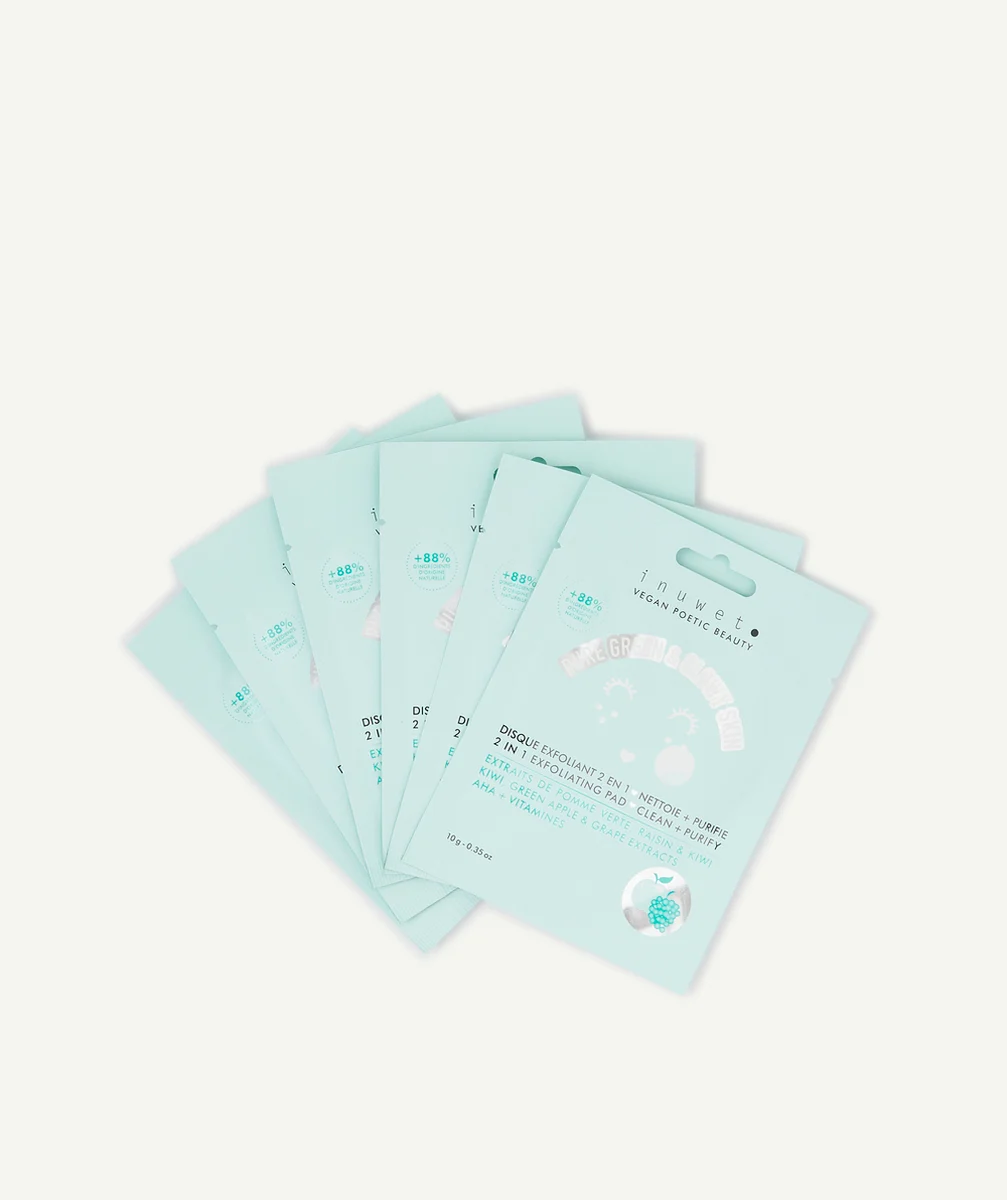 INUWETPADS EXFOLIANTS VISAGE