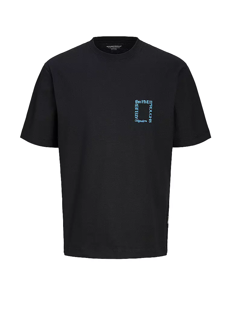 JACK & JONES T-Shirt JORBROOKLYN schwarz