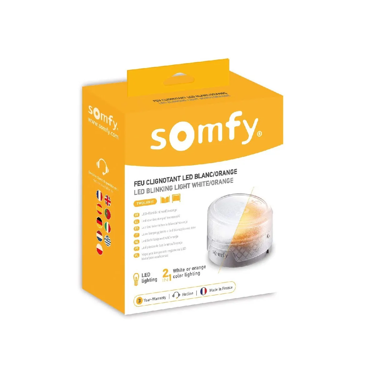 Somfy 2401584 Feu clignotant