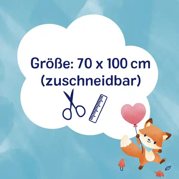 wasserdichte Betteinlage 70x100 cm