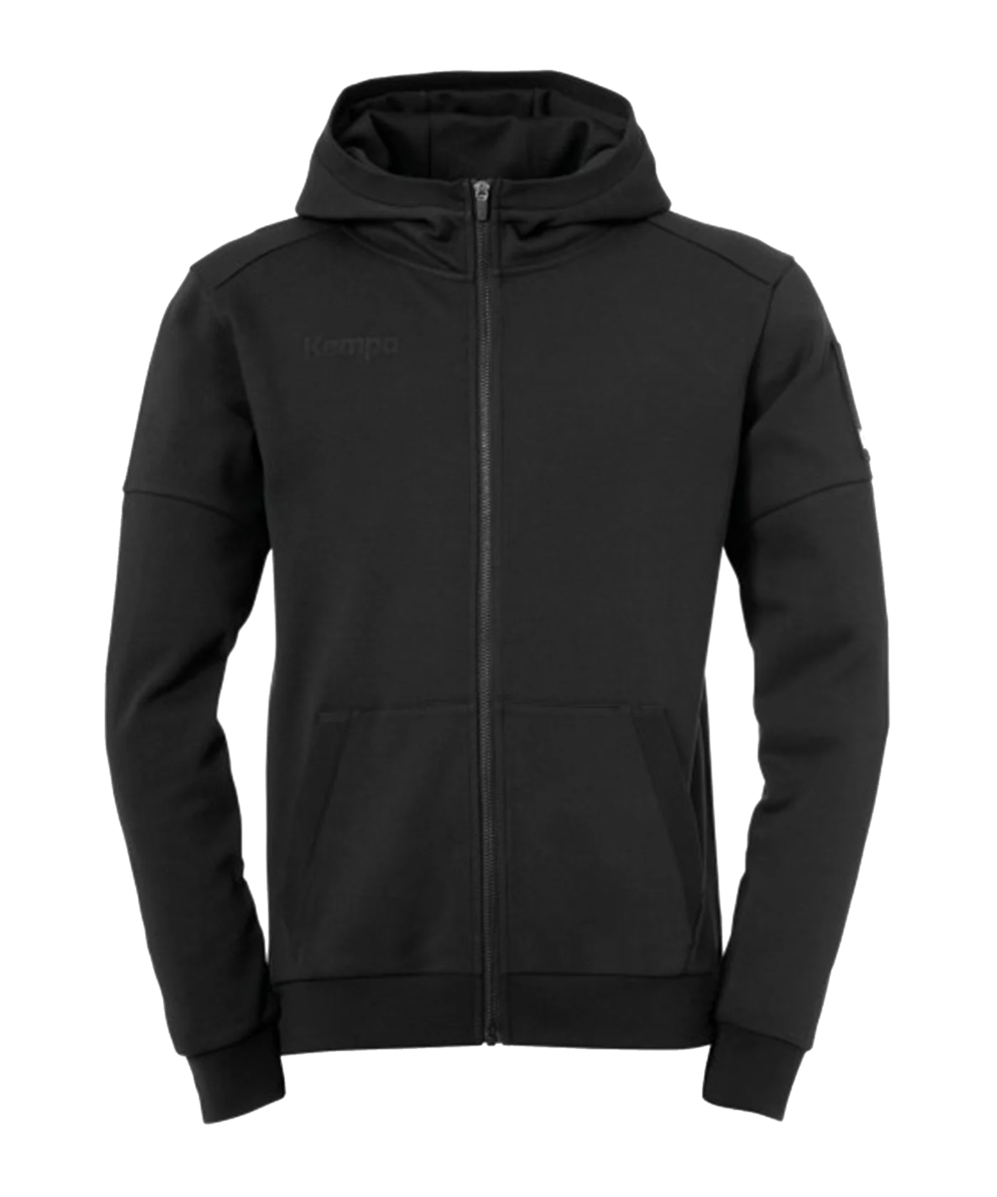 Kempa Status Kapuzenjacke Schwarz F01