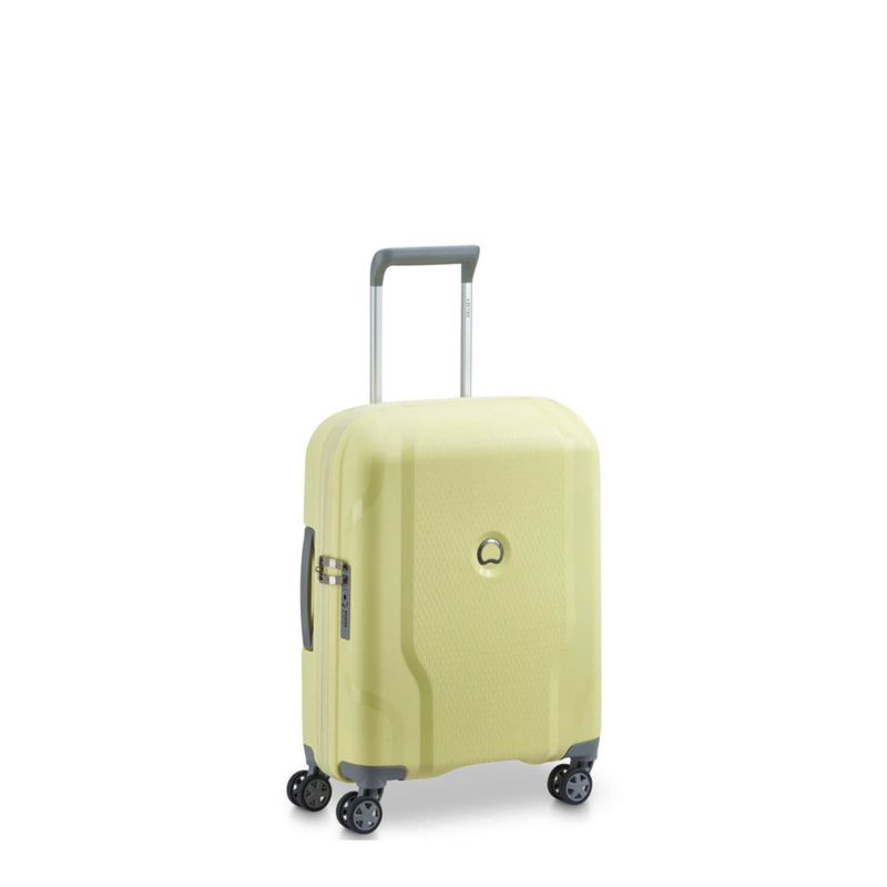 Valise rigide Clavel 55 cm Slim Jaune Pale