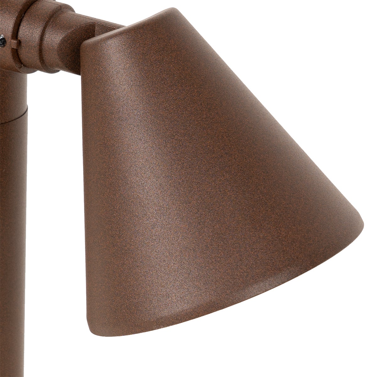 Moderne buitenpaal, roestbruin, 30 cm, IP44, verstelbaar - Ciara