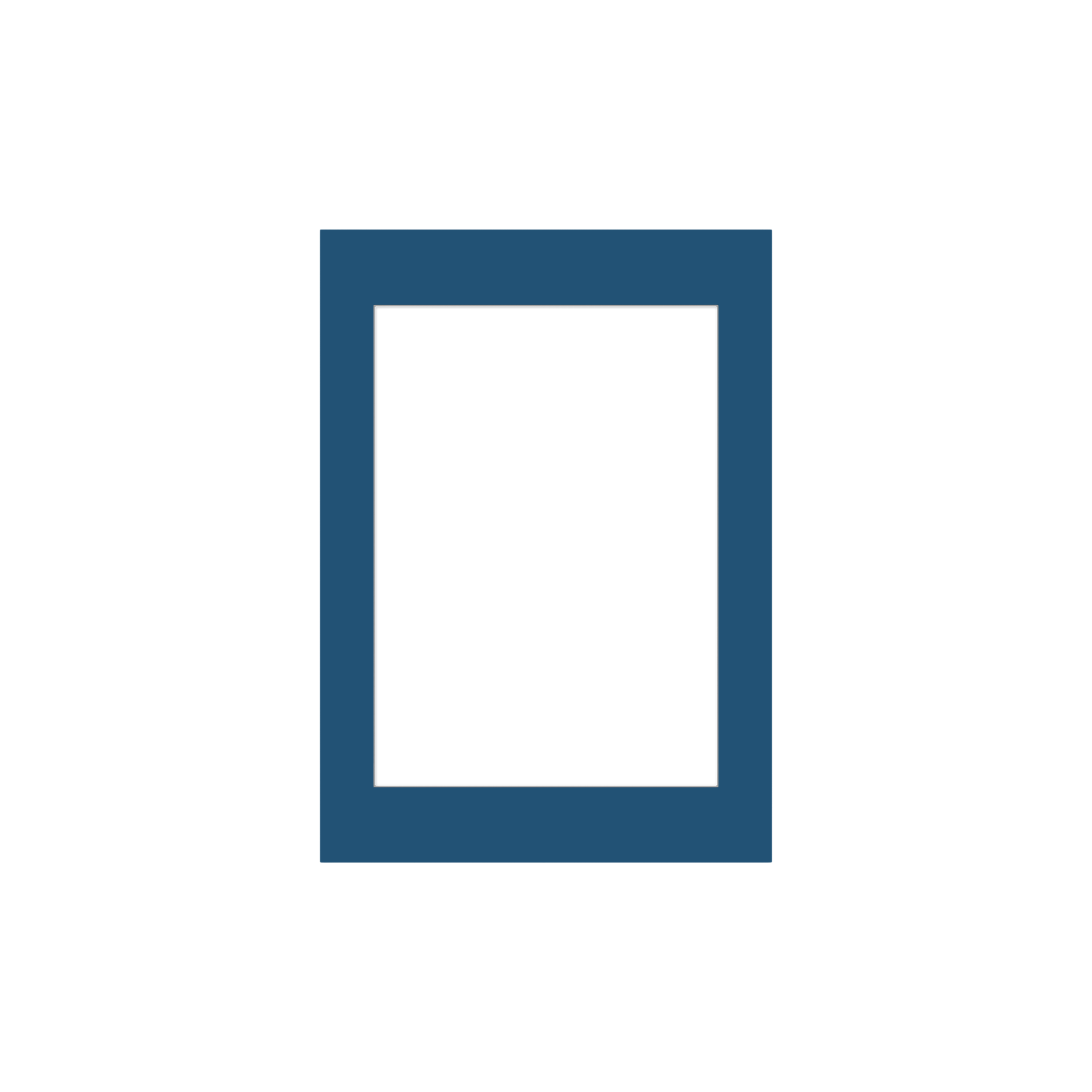Passepartout Blue - 50 x 70/40 x 50 | Navy | Poster and Frame