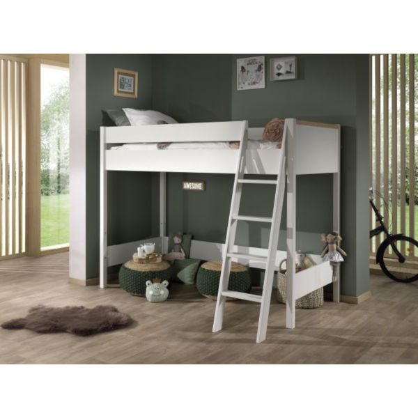 Vipack London Hoogslaper Antraciet 90 x 200 cm