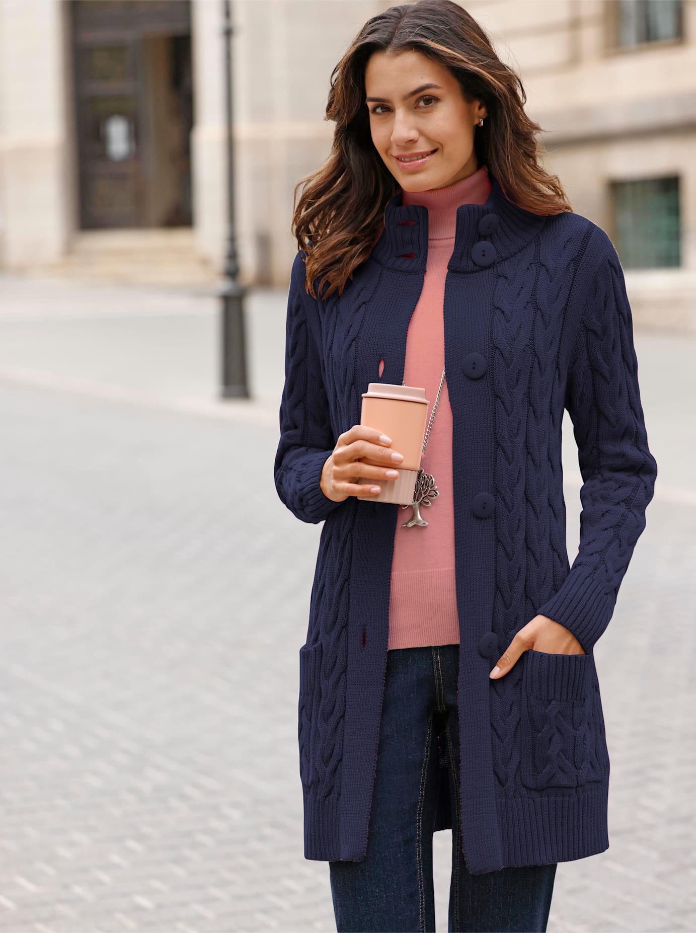 Inspirationen Longstrickjacke