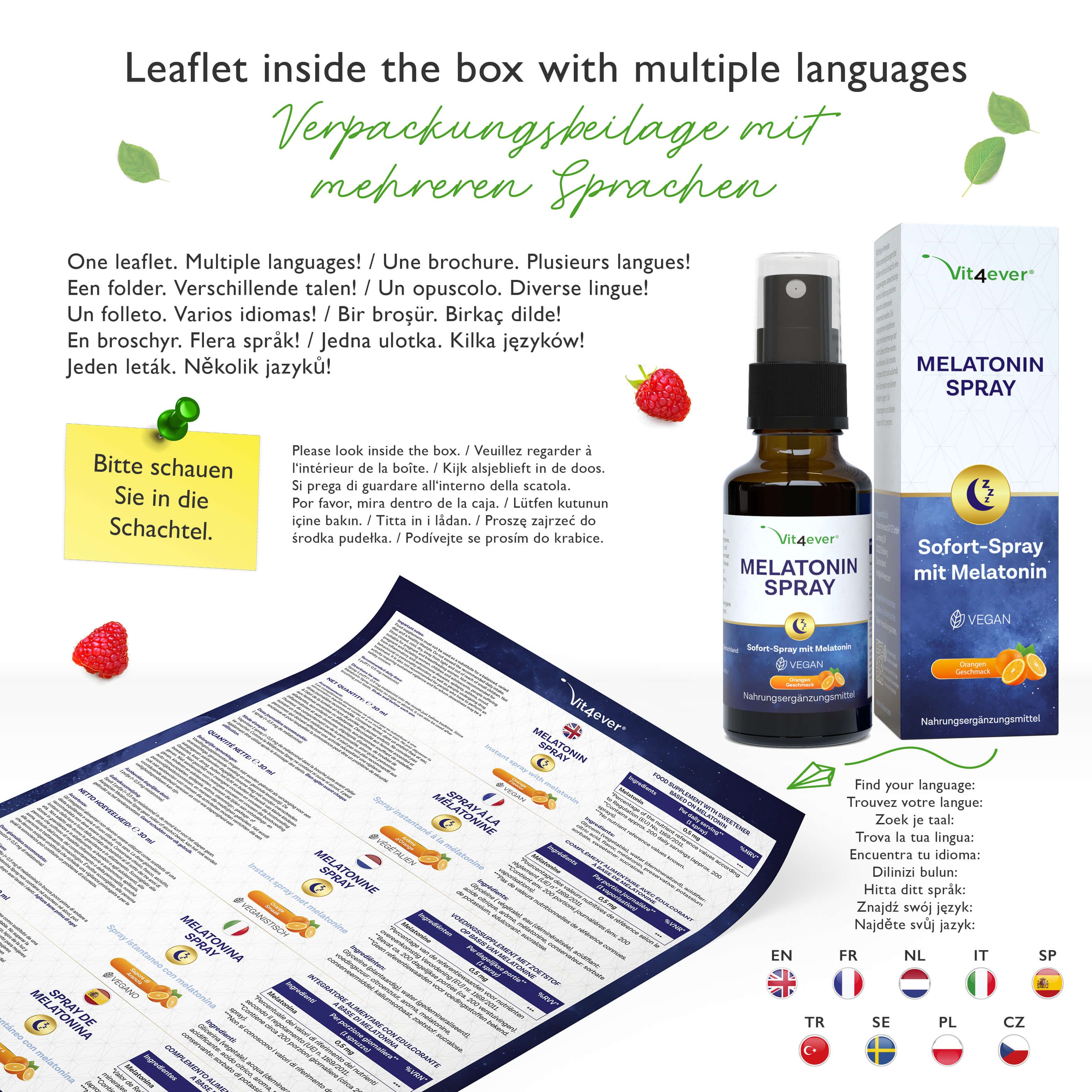 vit4ever Melatonin Spray - Orange