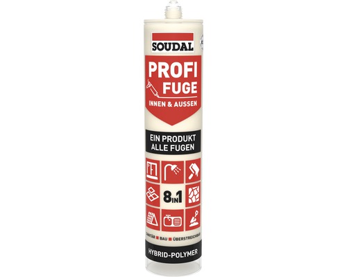 Soudal Profi Fuge 8in1 Voeg- en Kitkit Beige 280 ml