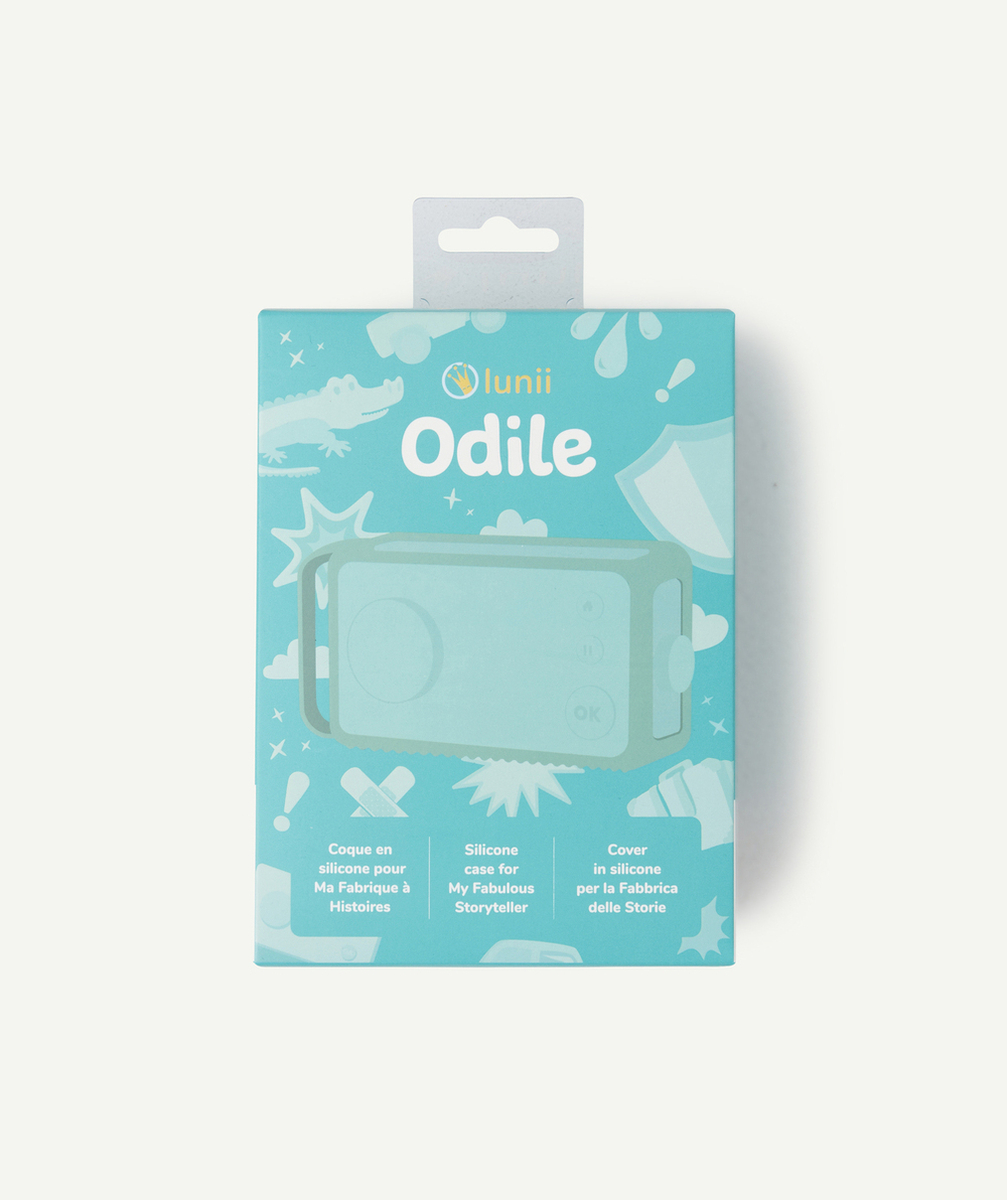 LUNIICOQUE ODILE MA FABRIQUE À HISTOIRES EN SILICONE VERT