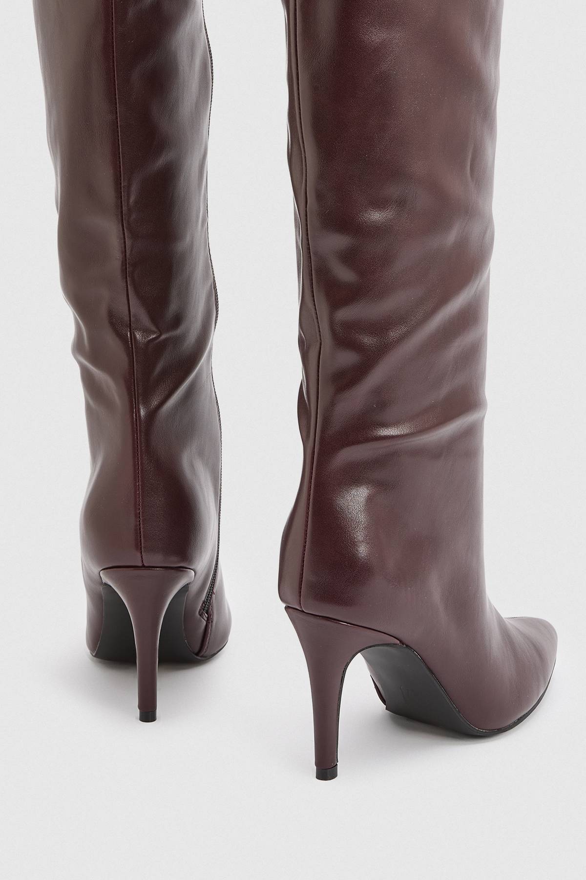 Wallis Bottes Hautes Binky À Talon Aiguille En Synthétiquecuir