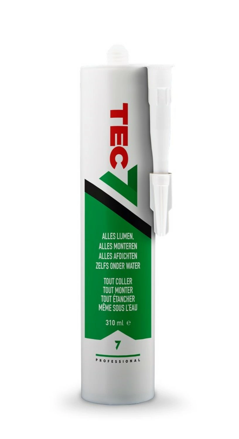 TEC7 Montagekit - Wit - Koker - 310ml (12st)