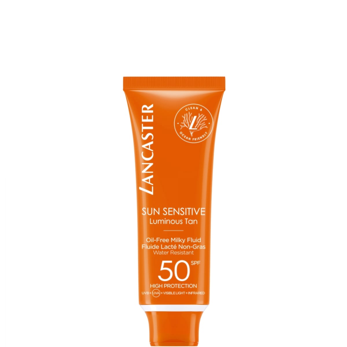 Lancaster Sun SensitiveFluide Lacté Non-Gras Visage SPF50