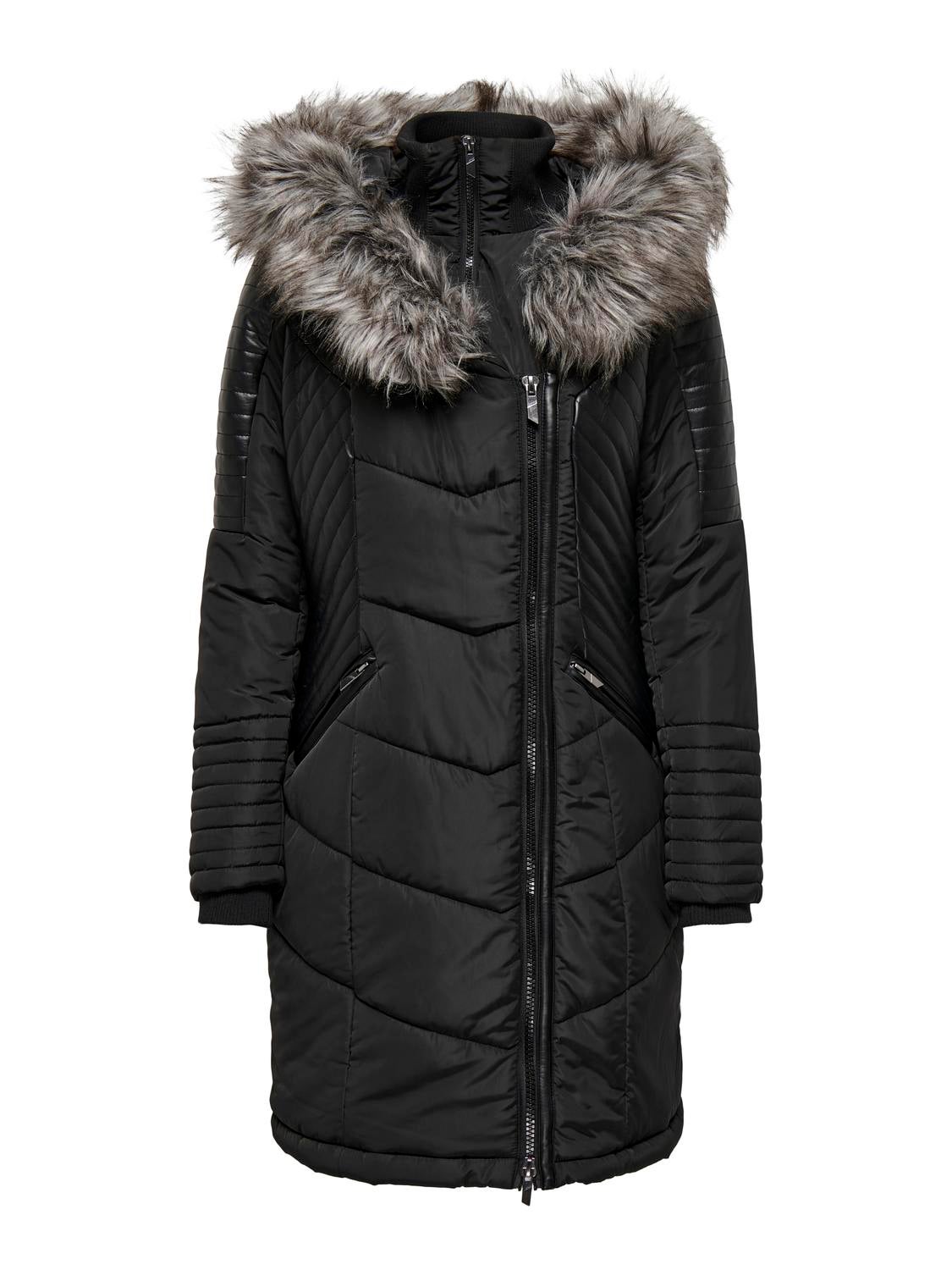 ONLNEWLINETTE Steppmantel Black