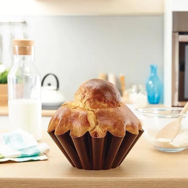 Moule a brioche acier revêtu 20 cm Gobel