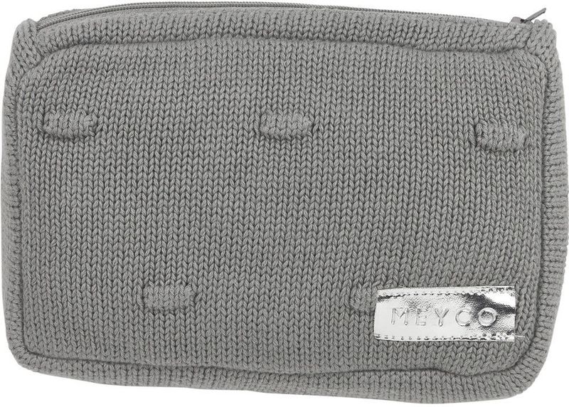 Meyco Baby Knots billendoekjesetui - grey