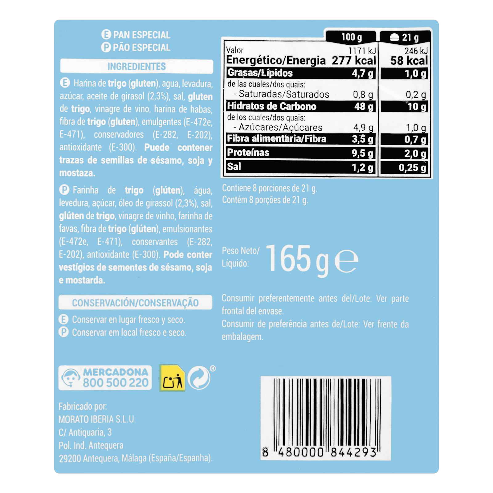 Mini bouchées de pain Hacendado