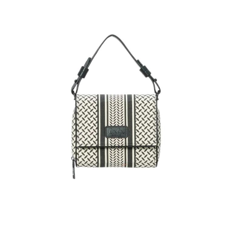 Lala Berlin  Migrid Crossbody taske - Heritage Stripe Black