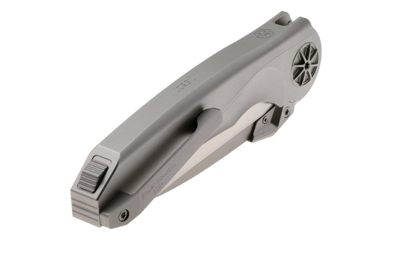 Rike Knife Tissot 1 Satin M390, Titanium, zakmes