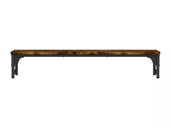 Support de moniteur chêne fumé 85x23x15,5 cm bois d'ingénierie