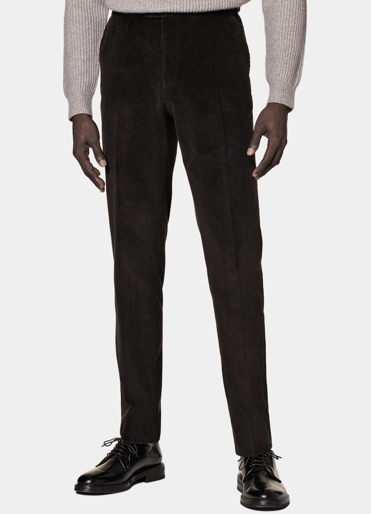 Costume Havana coupe Tailored marron foncé