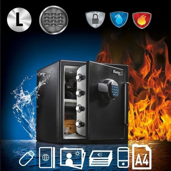 Safe med elektronisk lås Master Lock CHW30300EURHRO 10 L