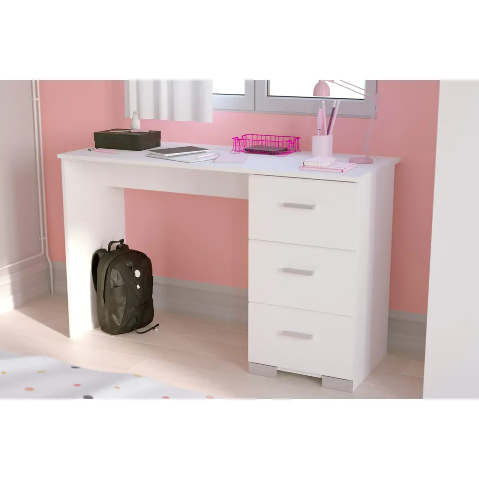 Bureau Timo - wit - 75,5x120x50 cm