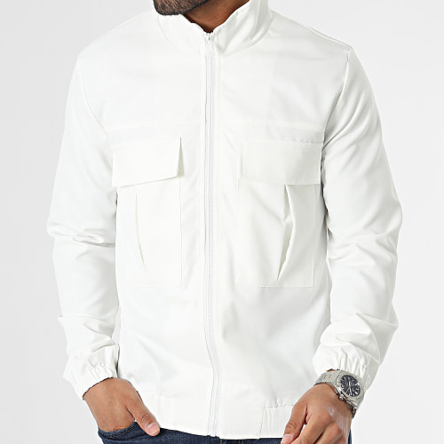 Veste Zippée Blanc